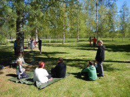 Vaivion koulu, slackline